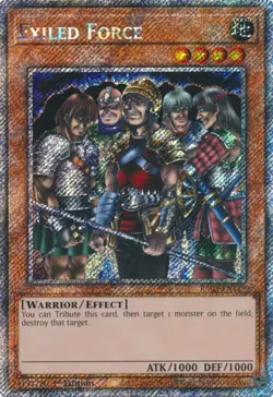 Yugioh! Exiled Force - RA03-EN119 - Platinum Secret Rare - 1st Edition Near Mint - Image 1