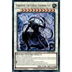 Juraishin, the Cursed Thunder God Yu-Gi-Oh! ALIN-EN043 1st Ultra Rare - Image 1