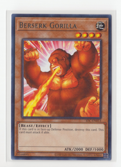 Yugioh Berserk Gorilla IOC-EN013 Rare 25th Anniversary NM - Image 1