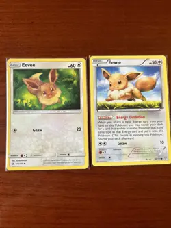 Pokemon TCG Eevee 7 Card Bundle Various Sets Vintage New 1xJP Collector Binder - Image 4