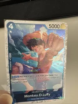 Monkey D.Luffy P P-055 Full Art English ONE PIECE Card THE BEST PRB01 - Image 1