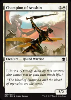 Champion of Arashin -Foil Light Play MTG Dragons of Tarkir - Image 1