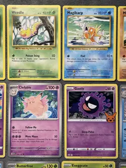 Gen 1 Kanto Pokemon Cards Lot Holo Mewtwo Gengar Pikachu Masterball Double Rare - Image 3
