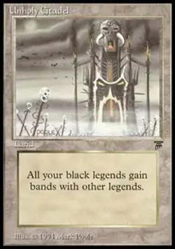 Unholy Citadel - Medium Play MTG Legends - Image 1