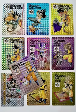 Dragon Ball Goku Vegeta Premium Edition Prism Cards Akira Toriyama Art - Image 1