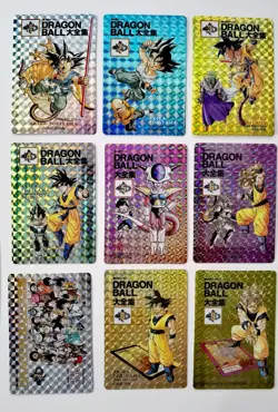 Dragon Ball Goku Vegeta Premium Edition Prism Cards Akira Toriyama Art - Image 3