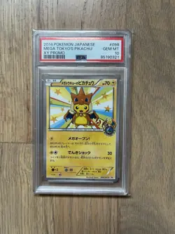 PSA 10 Mega Tokyo's Pikachu 098/XY-P Promo 2014 Pokemon Card Japanese GEM MINT - Image 1