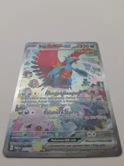 Pokemon TCG Roaring Moon EX Paradox Rift Holo Card 251/182 Special Illustration - Image 3