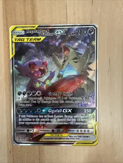 Pokemon TCG Mega Sableye Tyranitar GX Card 226/236 Tag Team Unified Minds - Image 1