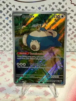 SEALED Snorlax 051 Pokemon SV 151 ETB Promo Card NM - Image 1