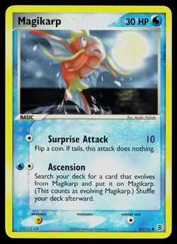 Pokemon Card - Magikarp FireRed & LeafGreen 67/112 Common Non Holo - Image 1