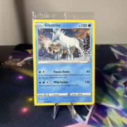 Glastrier 051/196 - Lost Origin - Stamped Holiday Pokemon Card - Sealed - Image 1