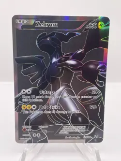 Pokemon TCG Zekrom 2011 Black and White Full Art Holo Ultra Rare Card 114/114 - Image 1