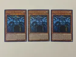 Yugioh Obelisk the Tormentor x 3 - Limited Edition Ultra Rare LP Free Holo Card - Image 1