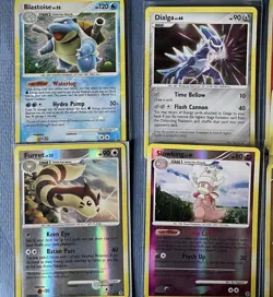 Pokemon TCG (07-08) Diamond & Pearl Series 269 Card Lot-Blastoise & other Holos - Image 1