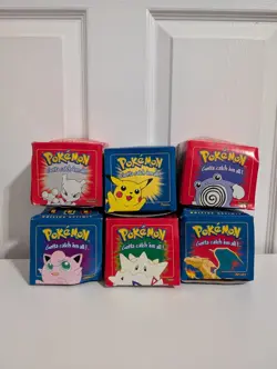 Lot of 6 - Pokemon 23K Gold Plated Trading Cards 1999 Burger King Sealed Toy - Image 1
