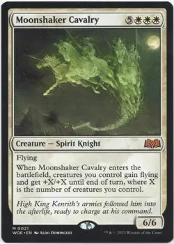 Moonshaker Cavalry 0021 NM MTG Wilds of Eldraine Magic - Image 1