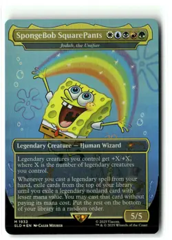 FOIL - Spongebob Squarepants 1932 NM MTG Secret Lair X Spongebob Magic - Image 1