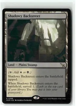 Shadowy Backstreet 0268 NM MTG Murders at Karlov Manor Magic - Image 1