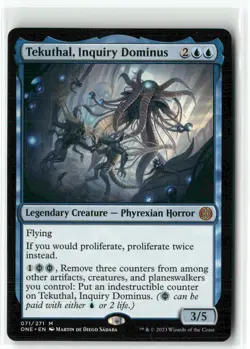 Tekuthal, Inquiry Dominus 071/271 NM MTG Phyrexia: All Will Be One Magic - Image 1