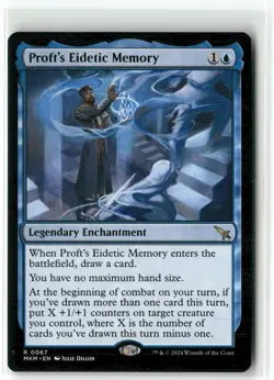 Proft's Eidetic Memory 0067 NM MTG Murders at Karlov Manor Magic - Image 1