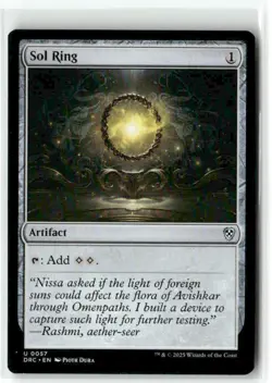Sol Ring 0057 NM MTG Commander Aetherdrift Magic - Image 1