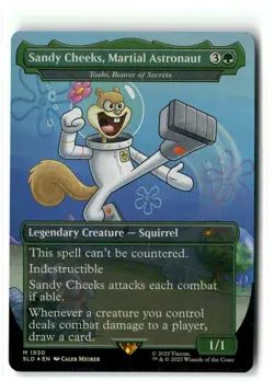 FOIL - Sandy Cheeks, Martial Astronaut 1930 NM MTG Secret Lair X Spongebob Magic - Image 1