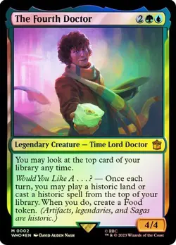 FOIL - The Fourth Doctor 0002 NM MTG Universes Beyond: Doctor Who Magic - Image 1