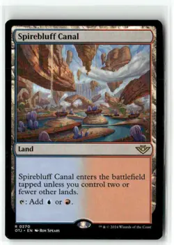 Spirebluff Canal 0270 NM MTG Outlaws of Thunder Junction Magic - Image 1