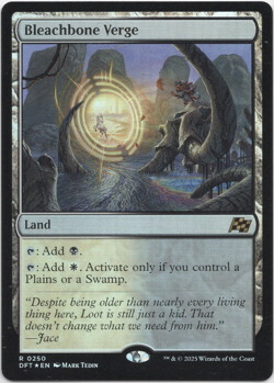 FOIL - Bleachbone Verge 0250 NM MTG Aetherdrift Magic - Image 1
