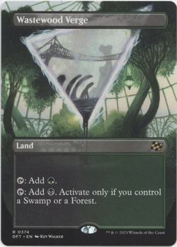 Wastewood Verge (Borderless) 0374 NM MTG Aetherdrift Magic - Image 1