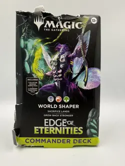 MTG Edge of Eternities-World Shaper - Commander Deck (Damaged Box) - Image 1