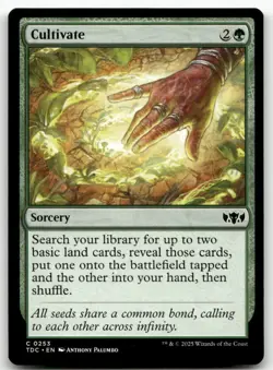 X4 Cultivate #253 MTG Tarkir Dragonstorm TDC NM X4 - Image 1