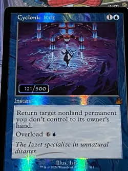 Cyclonic Rift (Retro Frame) (Serial Numbered) Ravnica Remastered Foil - Image 1