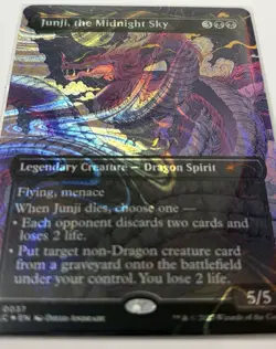 MTG Junji, the Midnight Sky HALO FOIL Encyclopedia Of Magic Secret Lair - Image 1