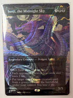 MTG Junji, the Midnight Sky HALO FOIL Encyclopedia Of Magic Secret Lair - Image 2