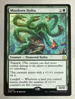 MTG / Mossborn Hydra / FDN / #107 / Regular / Rare / NM - Image 1