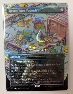 Encyclopedia of Magic Retrofitter Foundry Secret Lair HALO FOIL! - Image 2