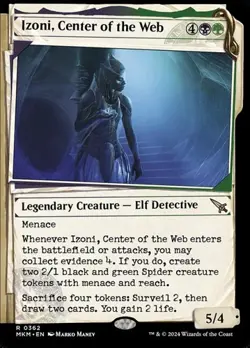 Izoni, Center of the Web - Foil Showcase MKM NM MTG - Image 1