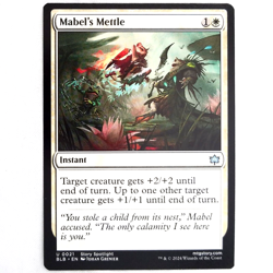 x4 Mabel's Mettle Bloomburrow White Instant Uncommon Playset M/NM MTG BLB TCG - Image 1