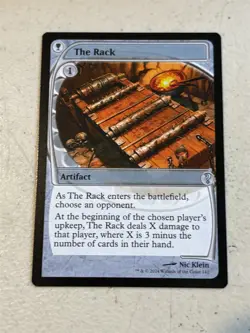 mtg The Rack, future sight, Mystery Booster 2, unplayed - Image 1
