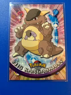 Pokemon topps #115 kangaskha card - Image 1