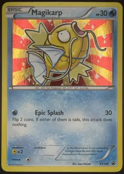 Pokemon TCG Shiny Magikarp Ultra Rare Holo Black Star Promo XY143 LP - Image 1