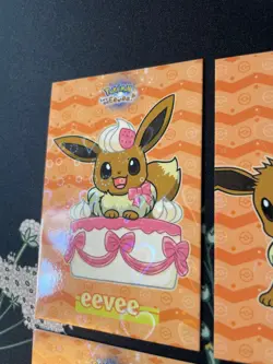 Pokemon Let's Go Eevee Database Peru Set Eevees Eeveelutions Set Hearts Holo - Image 3
