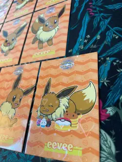 Pokemon Let's Go Eevee Database Peru Set Eevees Eeveelutions Set Hearts Holo - Image 5