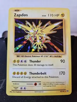 Zapdos 42/108 Holo Rare Holo XY Evolutions Pokemon TCG - Image 1