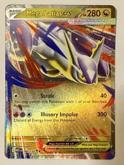 Mega Latius ex 100/132 Pokemon : Mega Evolution Holo - Pack Fresh - Image 1