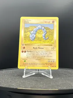 Onix 54/102 - 1st Edition SHADOWLESS - Pokemon Base Set - WE COMBINE! - Image 1