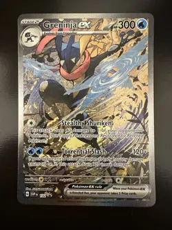 2023-25 Pokemon SV Black Star Promos SVP EN Greninja ex #132 NM - Image 1