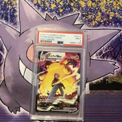 Pokemon TCG Pikachu VMAX Lost Origin Trainer Gallery TG17/TG30 PSA 9 - Image 1